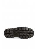 Черные кроссовки из натуральной кожи New Rock (314665) - 4, 10