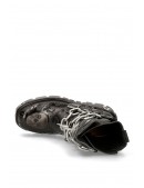 Кожаные ботинки с цепями на массивной подошве REACTOR-727 (310084) - 3, 8