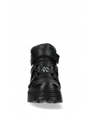 Черные кожаные кроссовки на массивной подошве TOWER CASCO (314030) - 5, 12