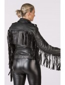 Женская мото-куртка с бахромой New Rock (112031) - оригинальная одежда, 2