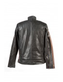 Черная мужская мотокуртка из натуральной кожи New Rock (206112) - цена, 4