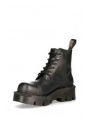 Черные кожаные ботинки со шнуровкой N10060 Classic (310060) - цена, 4
