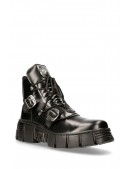 Кожаные ботинки со шнуровкой N063 ANTIK NEGRO (310063) - цена, 4