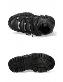 Массивные кожаные кроссовки на высокой платформе TANK SUELA (314050) - 4, 10