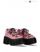 Кроссовки из нубука на платформе NOBUK ROSA (314052) - foto