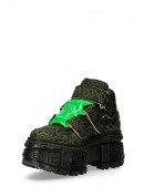 Кожаные кроссовки на массивной платформе TANK VERDE (314032) - цена, 4