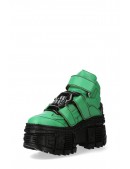 TIMBER VERDE Chunky Leather Platform Sneakers (314045) - 3, 8