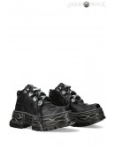 Мужские кожаные кроссовки на платформе New Rock Flame (314074) - foto
