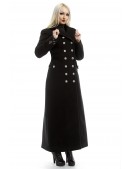 Длинное женское шерстяное пальто X068 (115068) - материал, 6