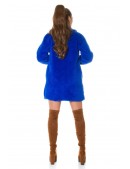 Плюшевое полупальто Royal Blue (115083) - оригинальная одежда, 2