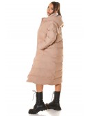 Зимнее расклешенное пуховое пальто Oversize K-88 (115088) - 4, 10