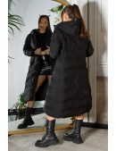 Длинное пуховое пальто с капюшоном Oversize K91 (115091) - оригинальная одежда, 2