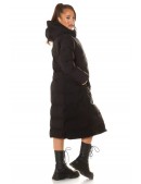 Длинное пуховое пальто с капюшоном Oversize K91 (115091) - материал, 6
