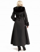 Длинное женское пальто из натуральной шерсти X-Style (115061) - 4, 10