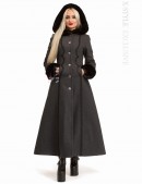 Длинное женское пальто из натуральной шерсти X-Style (115061) - foto