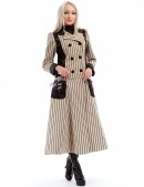 Винтажное пальто в полоску X4030 (114030) - оригинальная одежда, 2