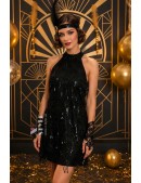 Gatsby Dress with Sequins and Fringe X612 (1056121) - оригинальная одежда, 2