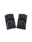 Женские кожаные перчатки с клепками X1190 (601190) - материал, 6