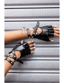 Шкіряні рукавички без пальців XT183 (601183) - оригинальная одежда, 2