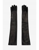 Длинные матовые перчатки под кожу (56 см) (601193) - материал, 6