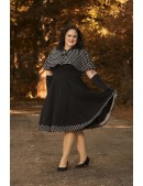 Платье в стиле 50-х с шалью (105214) - оригинальная одежда, 2