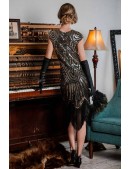 Нарядное платье с бахромой в стиле 20-х X5525 (105525) - 3, 8