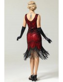 Блестящее красное платье Гэтсби U5578 (105578) - 4, 10