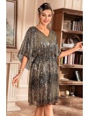 Блестящее нарядное платье с пайетками X5591 (105591) - 4, 10