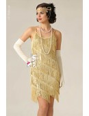 Сукня з паєтками та бахромою в стилі Гетсбі (105586) - foto