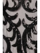 Серебристое платье с блестками A5200 (105200) - цена, 4