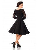 Винтажное платье с ажурными рукавами (105559) - цена, 4