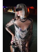 Зеркальное платье Selina телесного цвета (1292472) - 3, 8