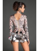 Зеркальное платье Selina телесного цвета (1292472) - цена, 4