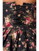 Винтажное платье с корсетом на косточках (105478) - материал, 6
