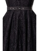 Кружевное платье Ретро с поясом B5540 (105540) - 3, 8