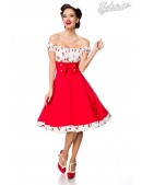 Красное платье Rockabilly с вишенками (105566) - foto