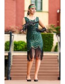 Платье в стиле Гэтсби UF5580 (2XL-3XL) (105580) - материал, 6