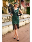 Платье в стиле Гэтсби UF5580 (2XL-3XL) (105580) - 6, 14