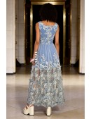 Длинное платье Sky Garden с объемной вышивкой (105606) - цена, 4