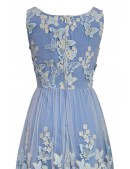 Длинное платье Sky Garden с объемной вышивкой (105606) - материал, 6