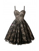 Винтажное вечернее платье с корсетом и вырезом в форме сердца (105608) - материал, 6