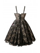 Винтажное вечернее платье с корсетом и вырезом в форме сердца (105608) - 4, 10