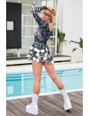 Дзеркальне боді зі спідничкою Selina Black (129234) - 6, 14