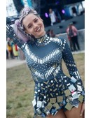 Зеркальное платье для вечеринки Selina (129234) - оригинальная одежда, 2