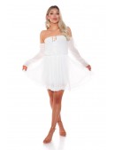 Белое "воздушное" платье Беби долл KC5502 (105502) - цена, 4
