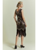 Вечернее платье в стиле Гэтсби (Black/Gold) (105531) - материал, 6