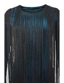 Облегающее платье миди с бахромой (105569) - материал, 6