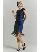 Нарядное платье для вечеринки Гэтсби (Royal Blue) (105579) - foto