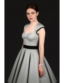 Винтажное платье в стиле Ретро с подъюбником (105163) - оригинальная одежда, 2