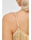 Блестящее платье с бахромой Sabrina Gold (105586) - 3, 8